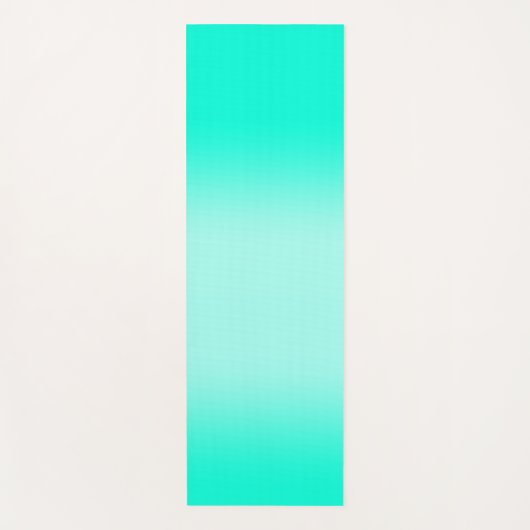 Modernes grünes Gefälle Sommerfarbenwelt Yogamatte (Vorderseite)