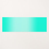 Modernes grünes Gefälle Sommerfarbenwelt Yogamatte (Vorderseite (Horizontal))