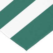 Modernes, grünes Muster Kurzer Tischläufer (Ecke)