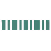 Modernes, grünes Muster Kurzer Tischläufer (Horizontal)