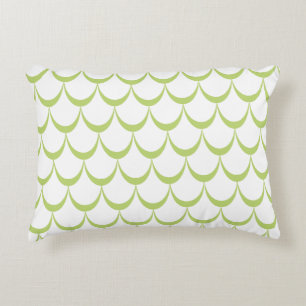 Modernes grünes Scallop-Muster-Pillow Dekokissen