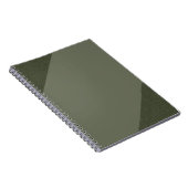 Modernes, grünes SpiralNotebook Notizblock (Rechte Seite)