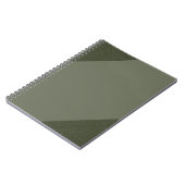 Modernes, grünes SpiralNotebook Notizblock (Linke Seite)