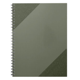 Modernes, grünes SpiralNotebook Notizblock