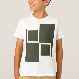 Modernes grünes T-Shirt