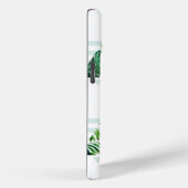 Modernes, grünes, tropisches Dreiecksmuster Case-Mate iPhone Hülle (Rückseite / Rechts)