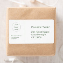 Modernes, grünes Weißunternehmen