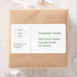 Modernes, grünes Weißunternehmen