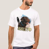 Modernes Grunge Foto mit individuellem Charakter T-Shirt (Vorderseite)