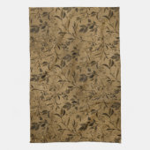Modernes Grunge Leaf Muster - Küchentücher (Vertikal)
