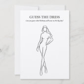 Modernes Guthaben des Dress Brautparty Game (Vorderseite)