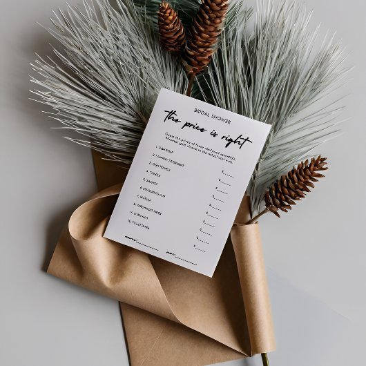 Modernes Guthaben für das Brautparty zum richtigen Einladung