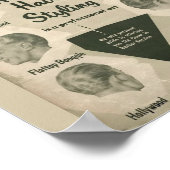 MODERNES HAARESYL POSTER (Ecke)