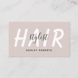 Modernes Haarstylistin Visitenkarte