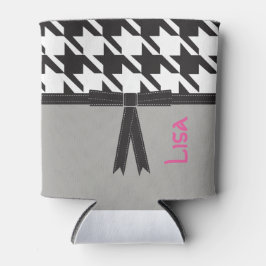 Modernes Hahnentrittmuster Dosenkühler