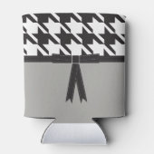 Modernes Hahnentrittmuster Dosenkühler (Rückseite)