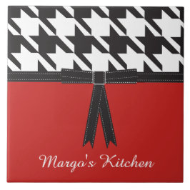 Modernes Hahnentrittmuster Fliese