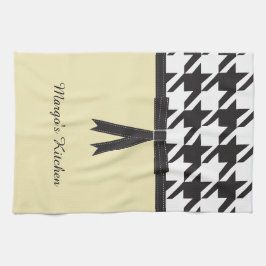 Modernes Hahnentrittmuster Küchentuch