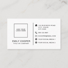 Modernes Hahnentrittmuster-Logo-Schwarz und Grün Visitenkarte