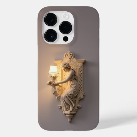 Modernes Halbzeitdesign der Renaissance-Lampe Case-Mate iPhone Hülle (Rückseite)