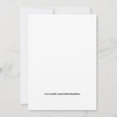 Modernes Halftone Einladung (Rückseite)