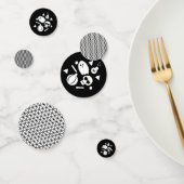 Modernes Halloween-Ghost-Skelett Konfetti (Gruppe)