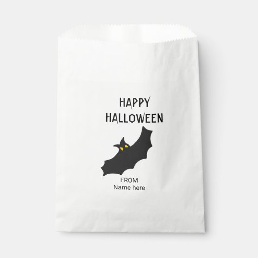 modernes Halloween-Party Geschenktütchen (Vorderseite)