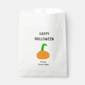 Modernes Halloween-Party mit schwarzer Fledermauss Geschenktütchen (Vorderseite)