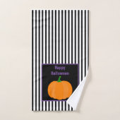 Modernes Halloween Pumpkin Dekorationsbad Handtuch (Handtuch)