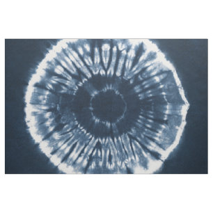 Modernes Hand-gefärbtes Indigoblau shibori Stoff