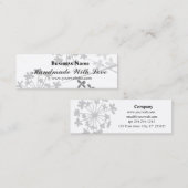 Modernes handgemachtes mit Liebe-minimalem mit Mini Visitenkarte (Vorne/Hinten)