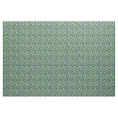 Modernes, handgemaltes, zeitgenössisches Grünmuste Stoff (Yard (91,4 cm))