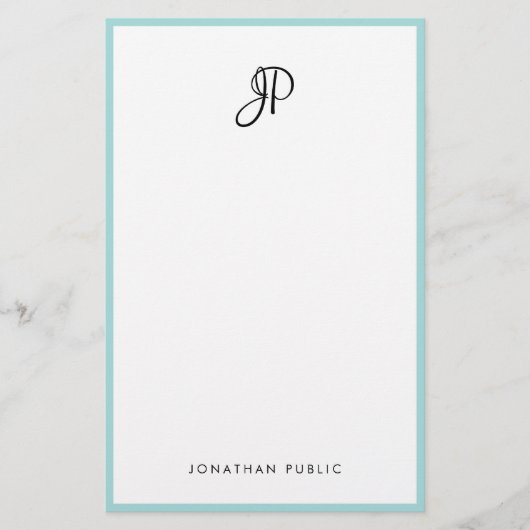 Modernes handgeschriebenes briefpapier (Vorderseite)