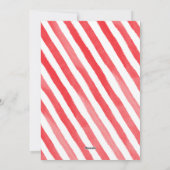 Modernes handgeschriebenes fröhliches Weihnachtssk Feiertagskarte (Rückseite)