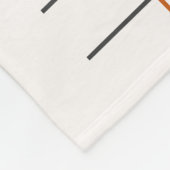 Modernes handgeschriebenes Letter Notebook-Papier Fleecedecke (Ecke)