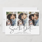 Modernes handgeschriebenes Save the Date Multiples (Vorderseite)