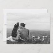 Modernes, handgeschriebenes Script 2 Foto Vielen D Ankündigung (Vorderseite)