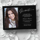 Modernes, handgeschriebenes Script-Graduate 2 Foto Ankündigung