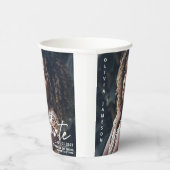 Modernes, handgeschriebenes Skript | FOTO Pappbecher (Rechts)