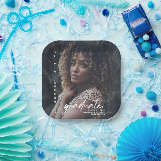 Modernes, handgeschriebenes Skript | FOTO Pappteller (Party)