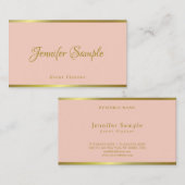 Modernes, handgeschriebenes Skript für Veranstaltu Visitenkarte (Vorne/Hinten)