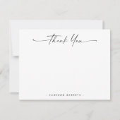 Modernes, handgeschriebenes Skript-Leerzeichen, da Mitteilungskarte (Vorderseite)