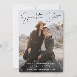 Modernes handgeschriebenes Skript Save The Date