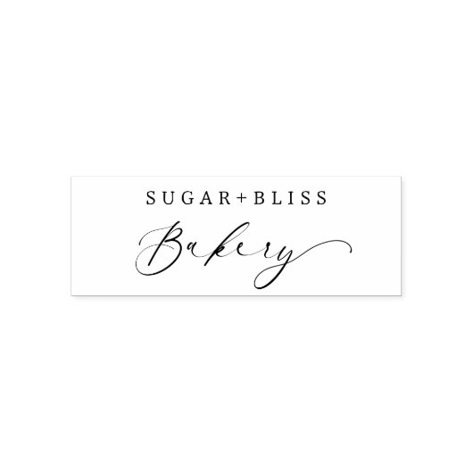 Modernes handgeschriebenes Skriptbackgeschäft Permastempel (Design)