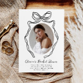 Modernes handgezeichnetes Brautparty Einladung