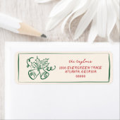 Modernes, handgezeichnetes Rücksendesiegel (Insitu)