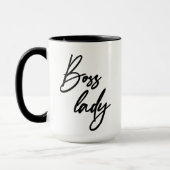 Modernes Handling-Skript Boss Lady Tasse (Links)