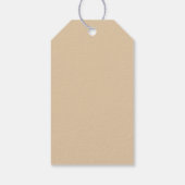 Modernes Handmade mit handgeschriebenem Liebe Geschenkanhänger (Rückseite)