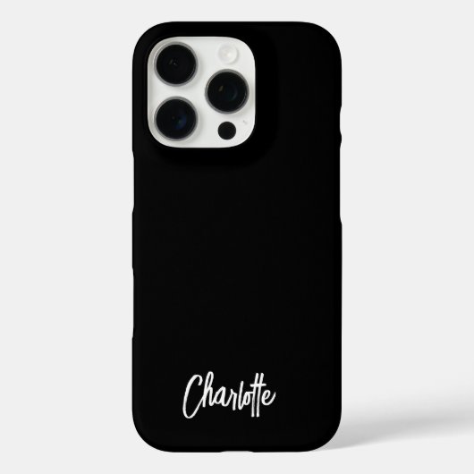 Modernes Handschrift Personalisiert Case-Mate iPhone Hülle (Rückseite)