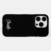 Modernes Handschrift Personalisiert Case-Mate iPhone Hülle (Rückseite (Horizontal))